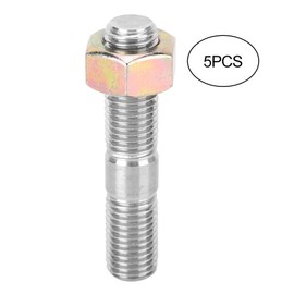Exhaust Manifold Studs M10x1.25, M10 x 1.25 50mm Turbo Stud Kit Fits for Mitsubishi DSM 1G, EVO1-10 for IHI RHF5H RHF55 RHF5HB VF22 VF30 VF34 Turbos