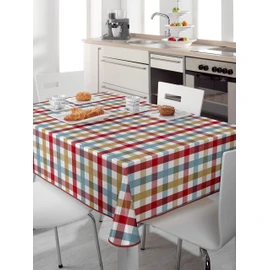 BEAUTEX Oilcloth Tablecloth Wipe Clean Non-Slip with Piping Band Square Round Oval Motif Choice of Colours (Branches Beige, Square 110 x 140 cm)