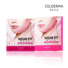 Selderma Daily Wear Fit Mask Chiffon Pink (5 sheets) / 셀더마  데일리 웨어 핏 마스크 쉬폰핑크 (5매입)