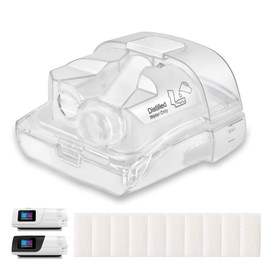 Updated Replacement Water Chamber for AirSense 11 and Aircurve 11 Machine with 10 Packs Filters,Perfect Fit and Reliable