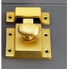 Infinity Decor Solid Brass Cupboard Catch - Thumb Turn Latch