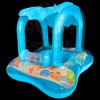 Grupo Carnavallia Salvavidas Inflable Infantil Azul Con Techo Para Bebé