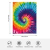 HGOD DESIGNS Tie Dye Throw Blanket Colorful Psychedelic Rainbow Soft