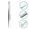 OHPHCALL 30pcs Stainless Steel Tweezers for Jewelry Making Crafting and
