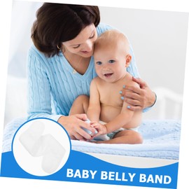 Hohopeti 8pcs Belly Protector Reusable Pregnancy Belt Newborn Belly Bands Cotton Navel Straps for Postpartum Waistband for Boy Girl Nursery Cord Supplies