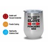 Flairy Land Boxing Silver Edition Wine Tumbler 12oz - Glove