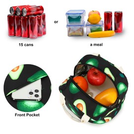 Lunch Bag for Girls Women, Reusable Insulated Lunch Tote Lunch Box for School Work Picnic (Panda)