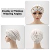 DRESHOW 1 Piece African Women's Turban Braid Headwear Headscarf Chemo