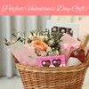 Chocolate Flavored Hearts with Roses, Valentine’s Candy Gifts, Two Pieces