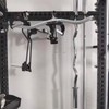 LHERUT 4PCS Squat Rack Storage Hook Attachments Barbell Bar Rack