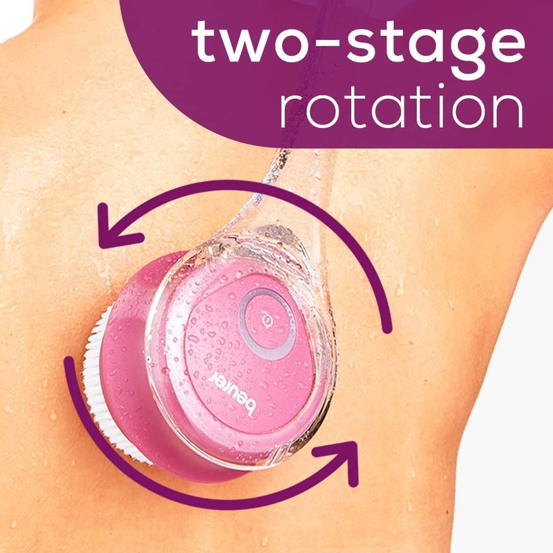 Beurer FC55 Electric Body Scrubber for Exfoliating and Massage, Waterproof