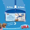 Lola Rola Sticky Mop Refills, Giant Adhesive Roller, Traps Dirt,