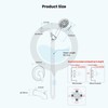 gotonovo Bathroom Shower Head Kit High Pressure Combo System Shower