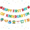 Hekocap First Day of Kindergarten Decorations, Pre-Strung Happy First Day