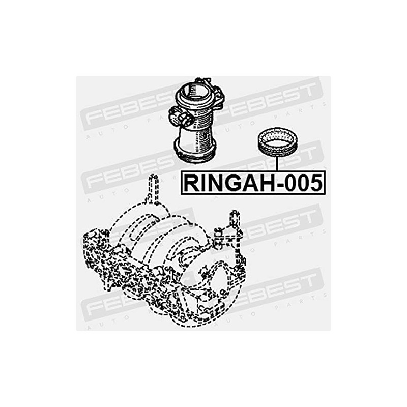 Febest RINGAH-005 Throttle Body Gasket