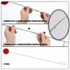 CZC AUTO Red Reflective Driveway Markers 37.5-inch Double Sided Metal
