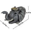 coolboy Elephant Sculpture Gutter Diverter Rain,Deco Gutter Extension Downspout, Eco-Friendly