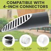 4" Angled Drain Grating Yard Drain, french drain for Sump