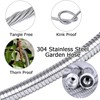 findmall 25 Ft Garden Hose with Nozzle, 304 Stainless Steel