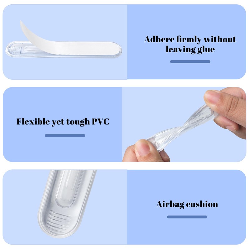 8 PCS Wall Protector from Chair Back, Clear Furniture Bumpers,