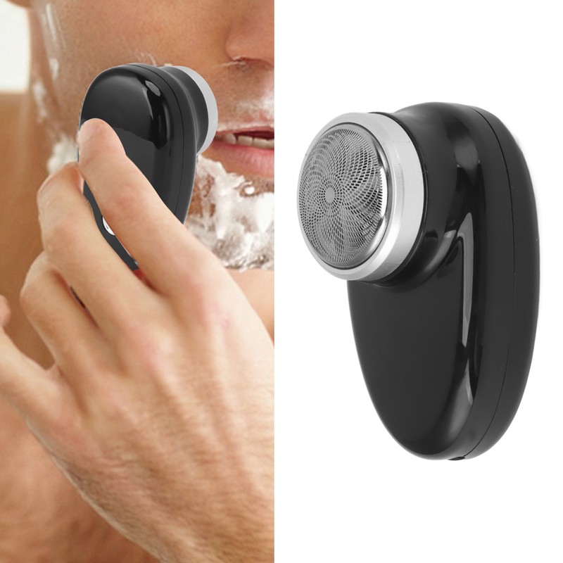 Mini Electric Beard Clipper Rotary Blade Hair Trimmer USB Charging
