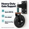 8 Inch Spring Loaded Heavy Duty Gate Wheel, 600 lb