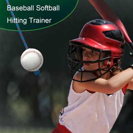 Baseball Hitting Trainer | Baseball Training Ball Rope - Throwing Softball Practice Accessories for Teen Sports Professional Fielding Backyard Park Travel Youth Men