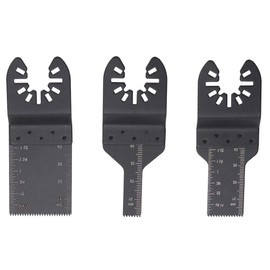 3 Pcs Oscillating Multi Tool for Metal Wood Quick Release Precision Saw Blades High Carbon Steel Cutting Tool for Metal Wood Plastic