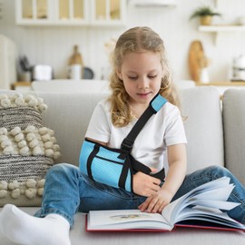 Arm Sling Small Breathable Shoulder and Neck Underarm Sling Arm Sling for Support and Recovery of Broken Arms, Elbows and Wrists