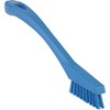 Kyowa Clean JBLR905 Vikan Detail Brush, Hard, Blue, Total Length: