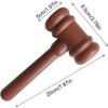 Brown Cartoon Wooden Judge Gavel,Cute Courtroom Gavel,Judge Gavel Costume Accessory
