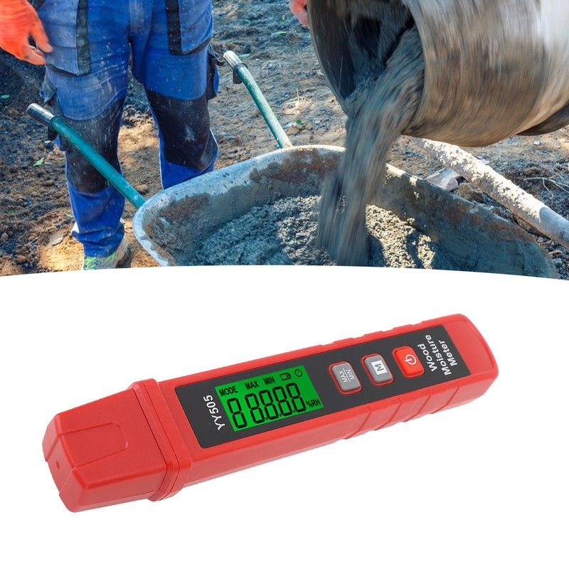 Wood Moisture Meter Professional High Accuracy Digital Handheld LCD Moisture