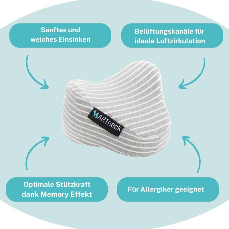 MARTneck® Knee Pillow - Orthopaedic Knee Pillow for Side Sleepers,