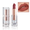 IONSGAKO Matte Nude Lipstick Velvet Lip Gloss Non-Fading Non-Sticky Cup Nude Lipstick Matte Lip Stain Long Lasting Waterproof Lipstick for Women Girls Daily Lip Makeup-610 Oolong Tea
