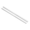 sourcing map 10mmx5mmx250mm Transparent Clear Solid Acrylic Semicircle Rod PMMA