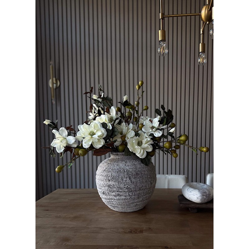 Afloral Faux Pear Fruit Branch - 39"