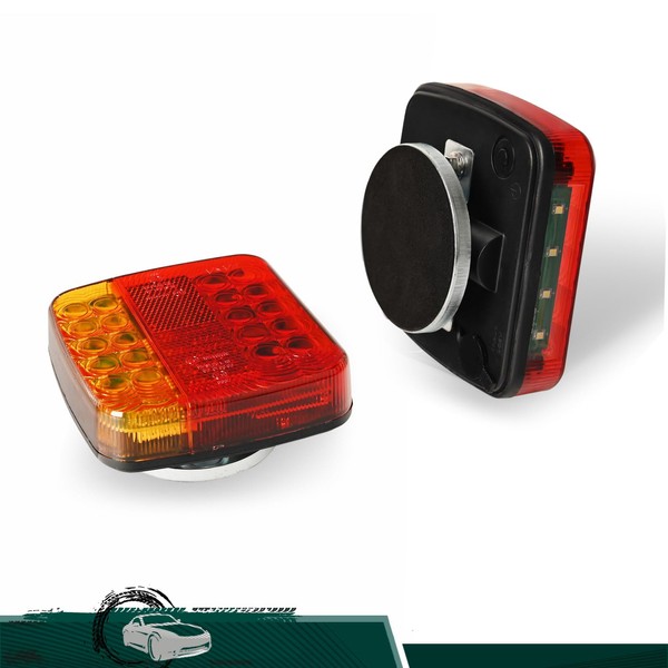 LIULANGXY Wireless Trailer Lights 2025 Upgrade Magnetic LED Rechargeable and