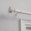 Exclusive Home Duke 1" Curtain Rod and Coordinating Finial Set,