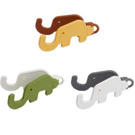 Smartphone Stand, 6 Colors, Set of 3, Compact, Cute, Elephant, Foldable, Tabletop