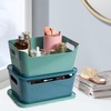 Tiawudi 12 Pack 4.5L Storage Bins with Lids, Plastic Storage