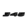 UpAuto 2 pcs 345 Emblem Badge 3D Self-Adhesive Nameplates 345