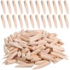 100PCS Solid Wood Pocket Hole Plugs, 3/8 Inch Pine Wood