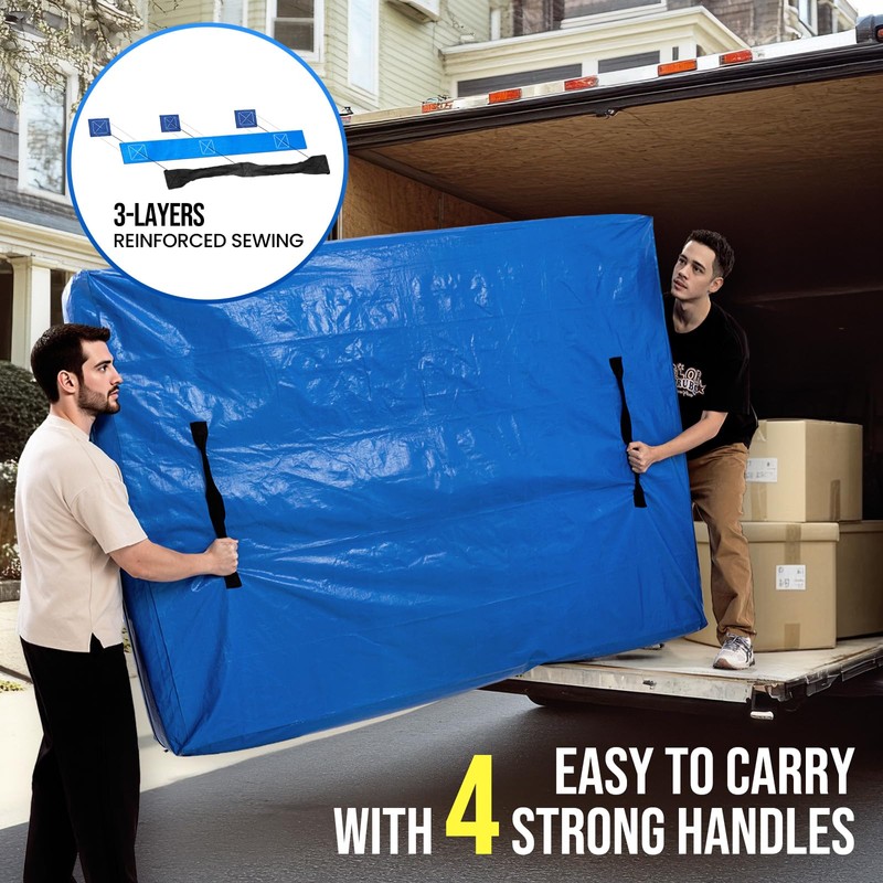 TAILI Queen Mattress Bags for Moving and Storage,Heavy Duty Moving