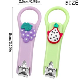 6 Packs Nail Clippers, Cute Nail Care Kit Sturdy Nail Trimmer Fingernail Clippers for Women Girls