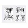 4 x 'Winner Trophy' Temporary Tattoos - Water Resistant, Skin-Safe,