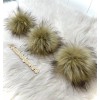 Handmade faux fur pom poms for hats / beanies /