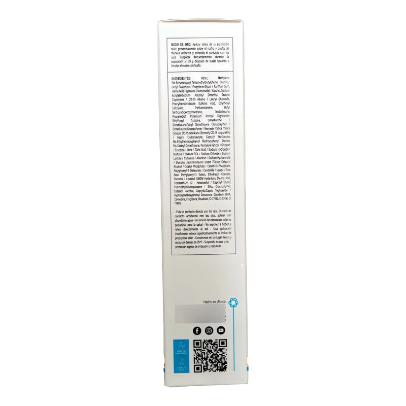 Aspidpro Porcelaine Clear Protector Solar Cremagel Fps50