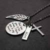 JoycuFF Memorial Necklace Sympathy Gifts for Women Best Friend Teen