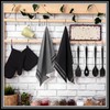 Purpeak 37 Pcs Black Kitchen Decor and Accessories Set Include