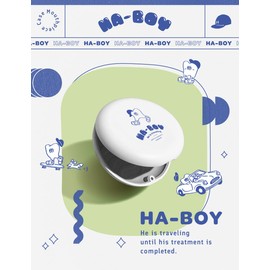 Linqüe Mouthpiece Case, Retainer Case, Alliner, Thin, Cute, Stylish (HA-BOY)